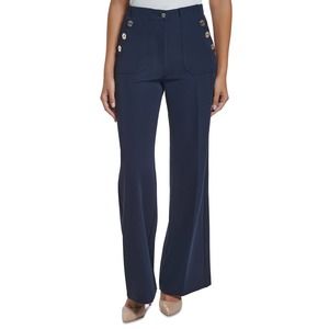 Tommy Hilfiger Navy Wide-Leg Sailor Pants